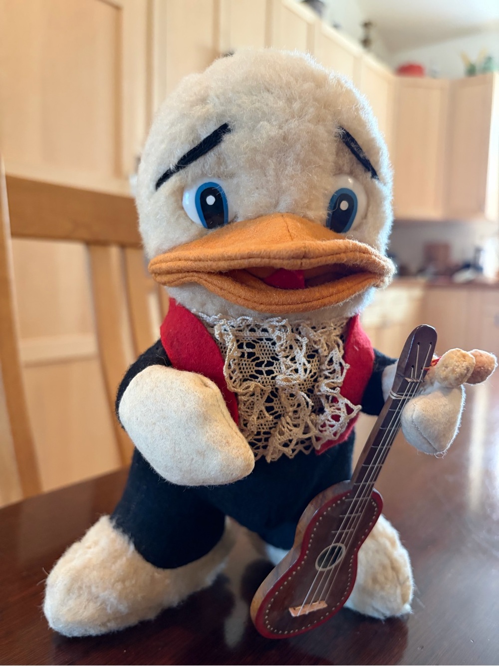 Vintage Collectible Plush Stuffed Duck